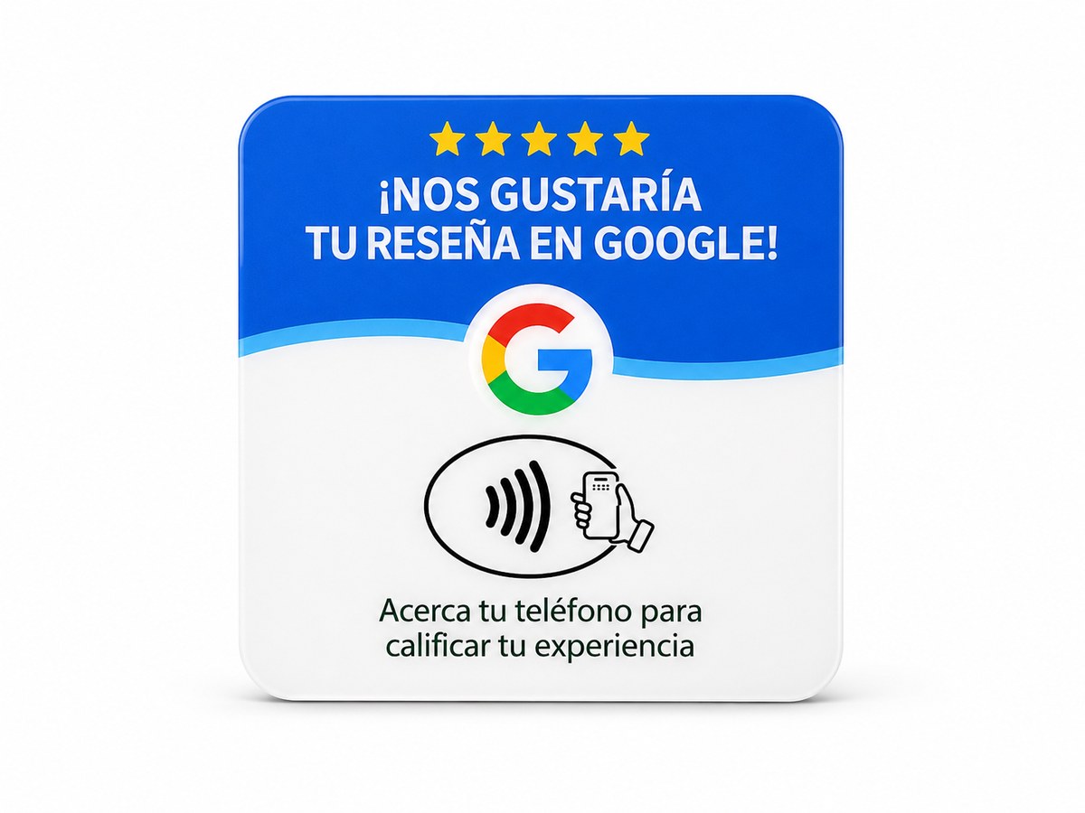 Placa de Reseñas Google Puntúa